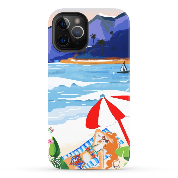 iPhone 12 Pro StrongFit Beach Holiday 3 by MUKTA LATA BARUA