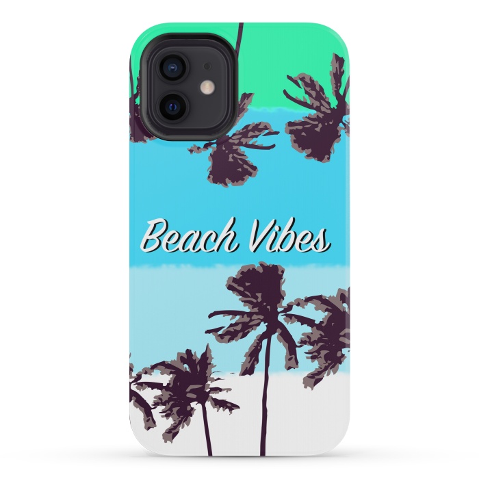 iPhone 12 mini StrongFit Beach Vibes blue by MUKTA LATA BARUA