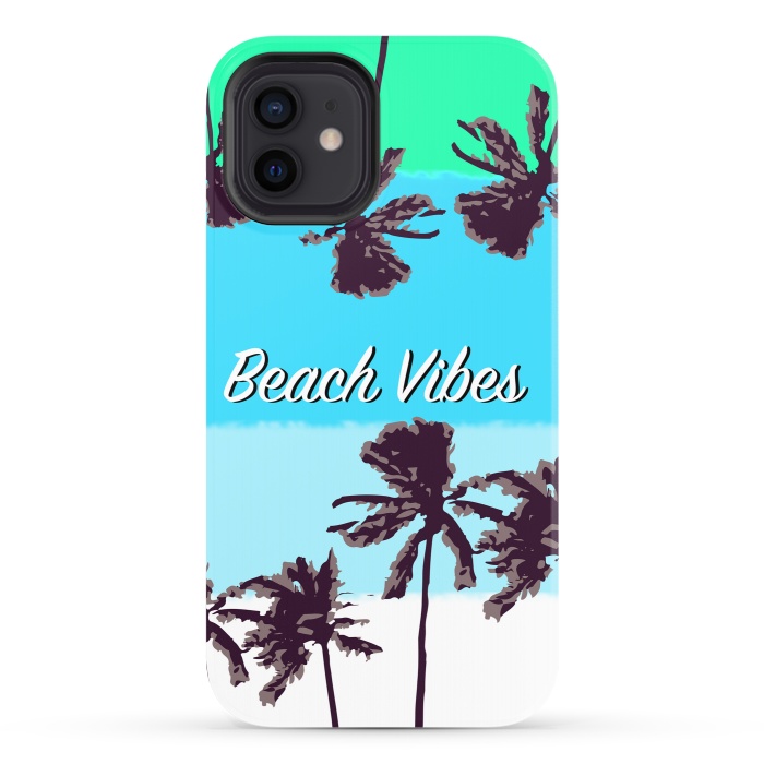 iPhone 12 StrongFit Beach Vibes blue by MUKTA LATA BARUA