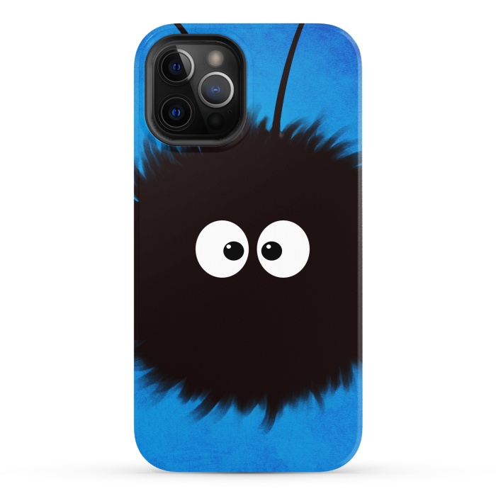iPhone 12 Pro StrongFit Blue Cute Dazzled Bug Character by Boriana Giormova
