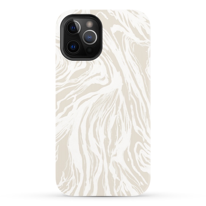 iPhone 12 Pro StrongFit Nude Marble by Caitlin Workman