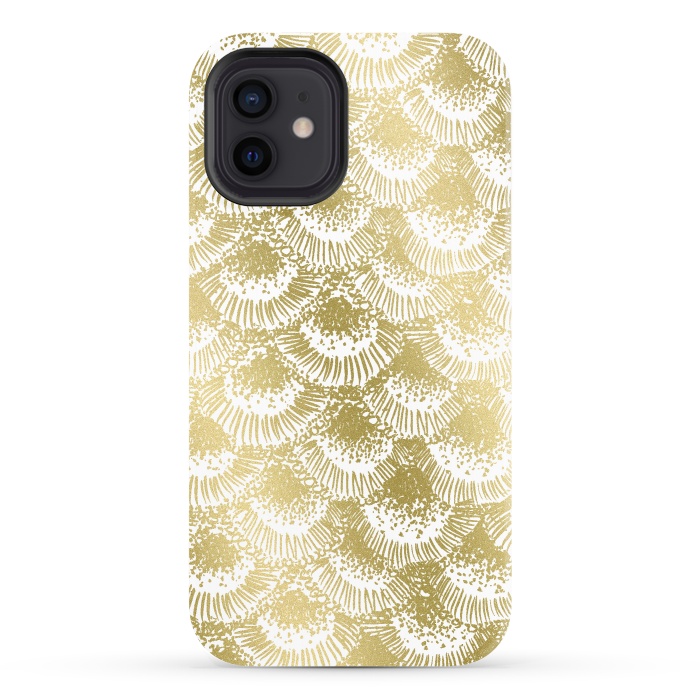 iPhone 12 StrongFit Organic Burst Gold by Caitlin Workman