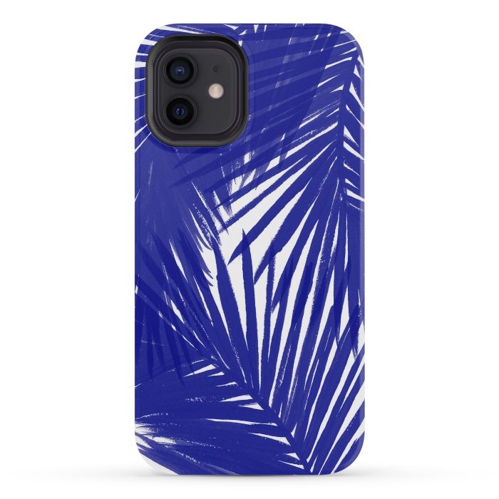 iPhone 12 mini StrongFit Palms Royal by Caitlin Workman
