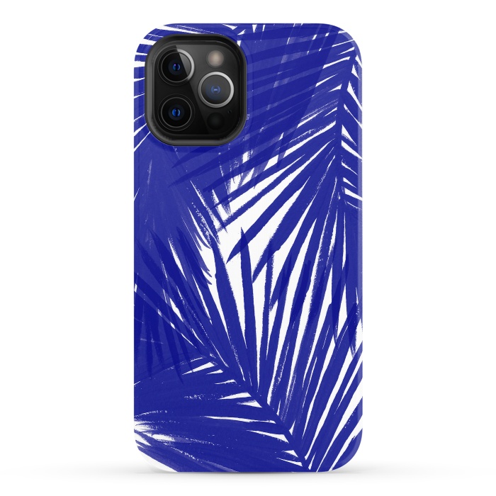 iPhone 12 Pro StrongFit Palms Royal by Caitlin Workman