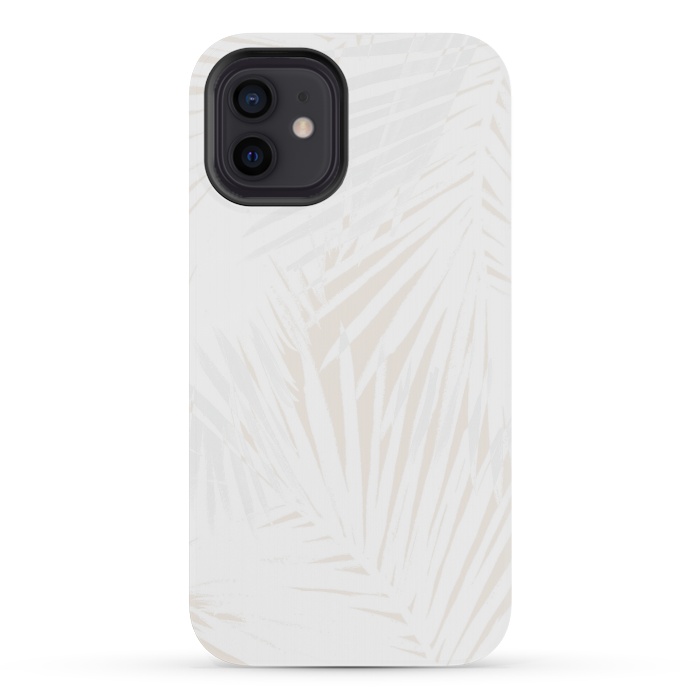 iPhone 12 mini StrongFit Blush Palms by Caitlin Workman
