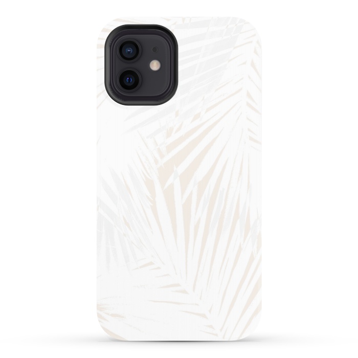 iPhone 12 StrongFit Blush Palms by Caitlin Workman