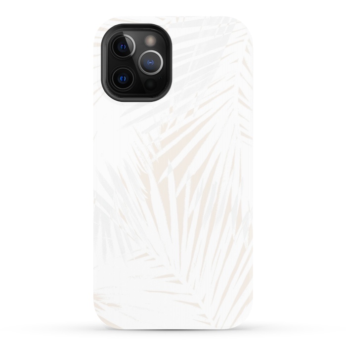 iPhone 12 Pro StrongFit Blush Palms by Caitlin Workman