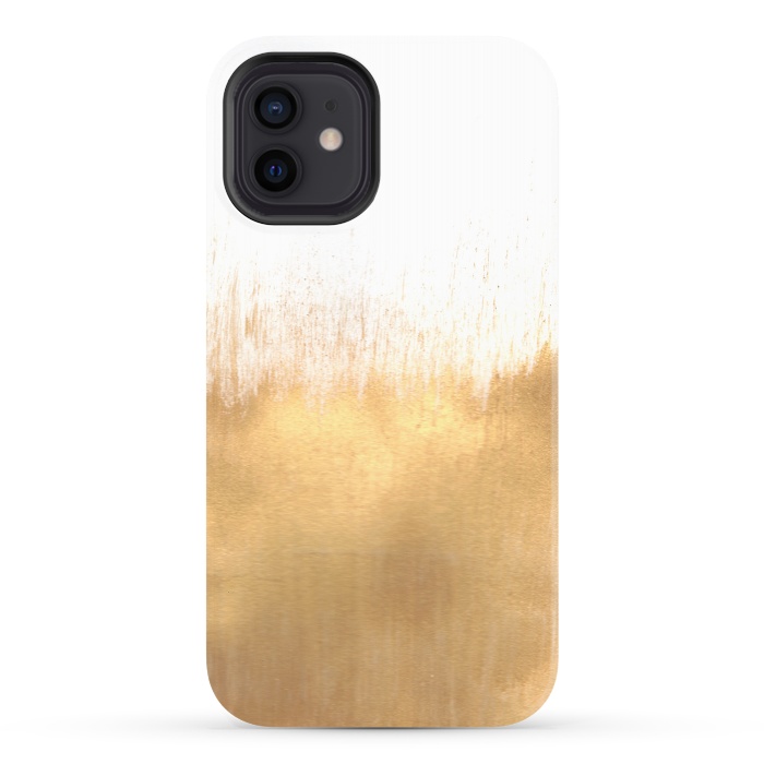 iPhone 12 StrongFit Brushed Gold by Caitlin Workman