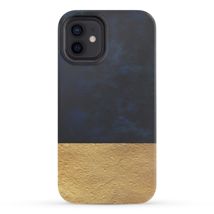 iPhone 12 mini StrongFit Velvet and Gold by Caitlin Workman