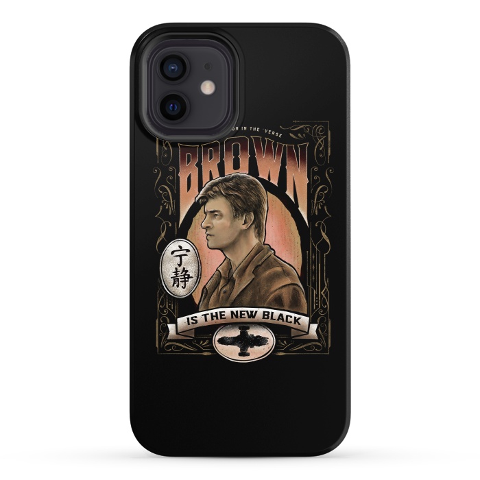 iPhone 12 StrongFit Brown is the new black by Barrett Biggers