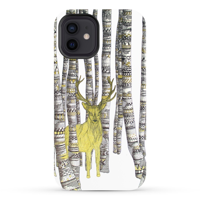 iPhone 12 StrongFit The Golden Stag by ECMazur 