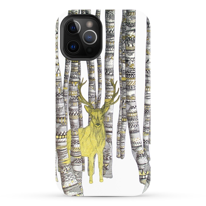 iPhone 12 Pro StrongFit The Golden Stag by ECMazur 