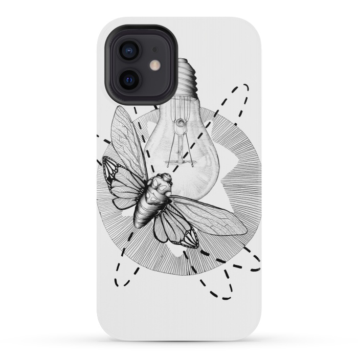 iPhone 12 mini StrongFit Moth to the Flame by ECMazur 