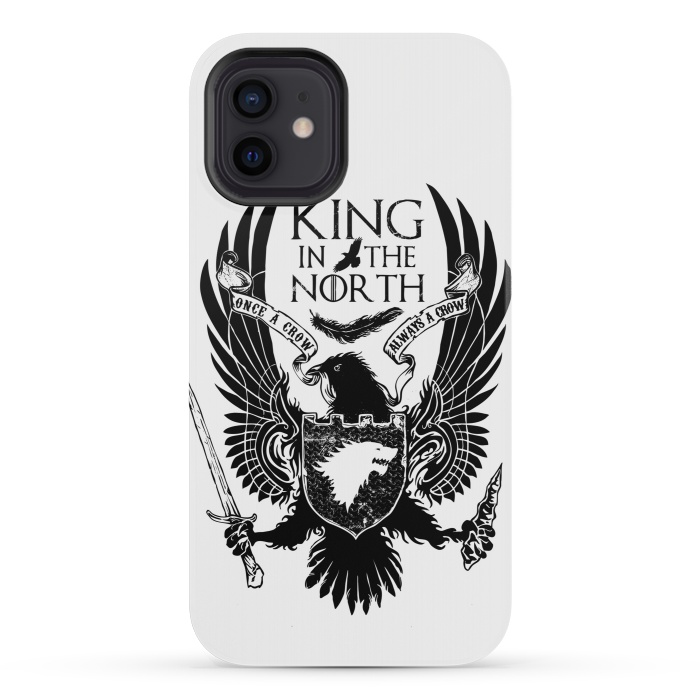 iPhone 12 mini StrongFit Crow in the North by Branko Ricov