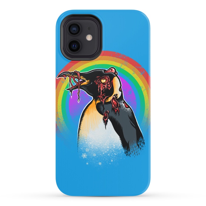iPhone 12 StrongFit Zombie Penguin by Branko Ricov