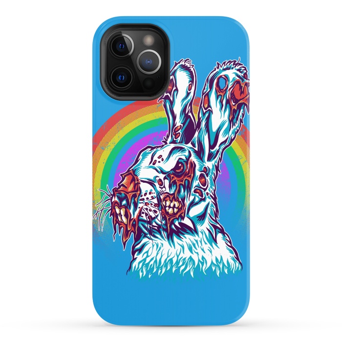 iPhone 12 Pro StrongFit Zombie Rabbit by Branko Ricov