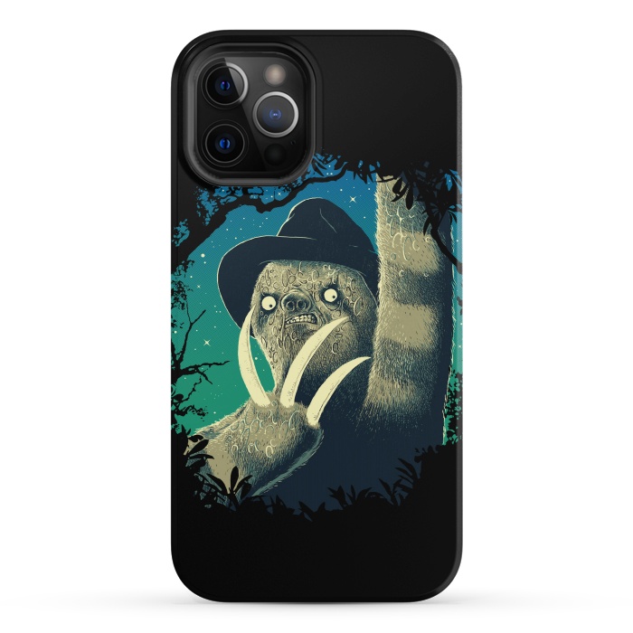 iPhone 12 Pro StrongFit Sloth Freddy by Branko Ricov