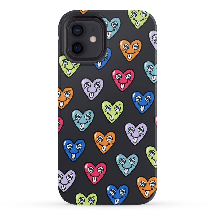 iPhone 12 mini StrongFit LOVE HEARTS by Michael Cheung
