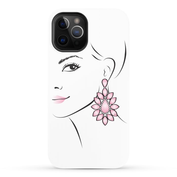 iPhone 12 Pro StrongFit Earring Lady by Martina