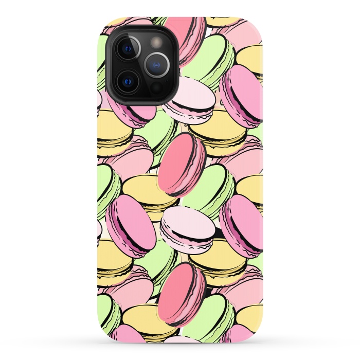 iPhone 12 Pro StrongFit Sweet Macarons by Martina