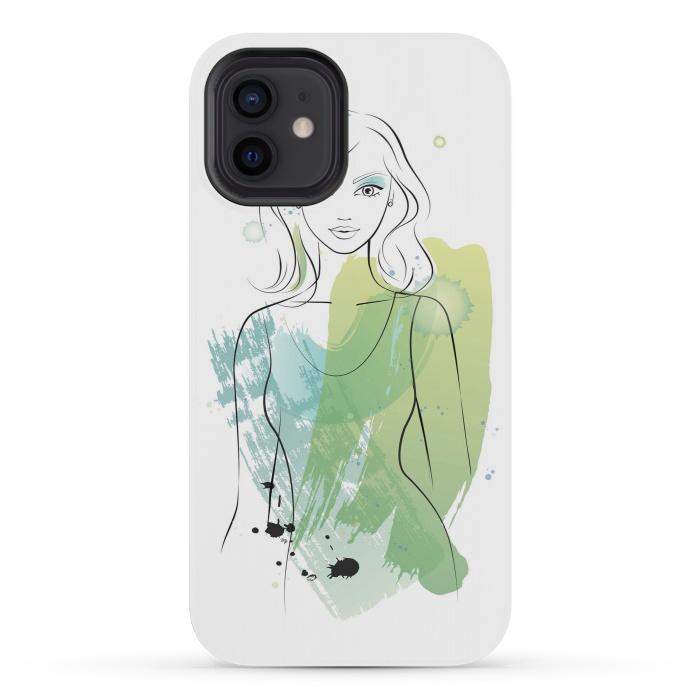 iPhone 12 mini StrongFit Pretty Mermaid by Martina