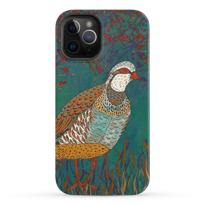 iPhone 12 Pro StrongFit Partridge by Lotti Brown