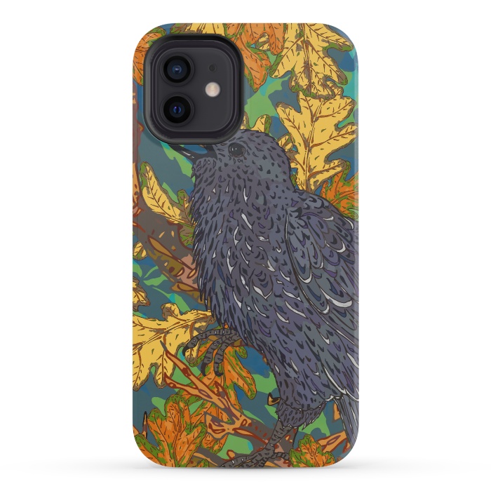 iPhone 12 mini StrongFit Raven and Oak by Lotti Brown