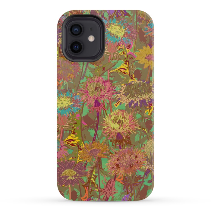 iPhone 12 mini StrongFit Dandelion Dawn by Lotti Brown