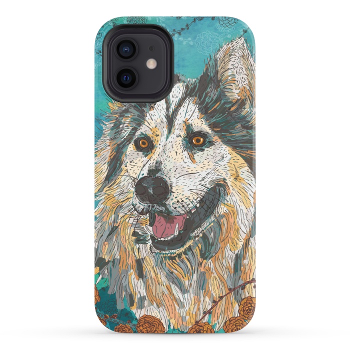 iPhone 12 StrongFit Husky by Lotti Brown