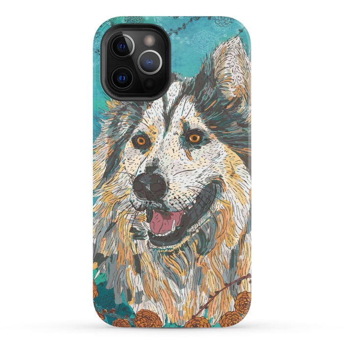 iPhone 12 Pro StrongFit Husky by Lotti Brown
