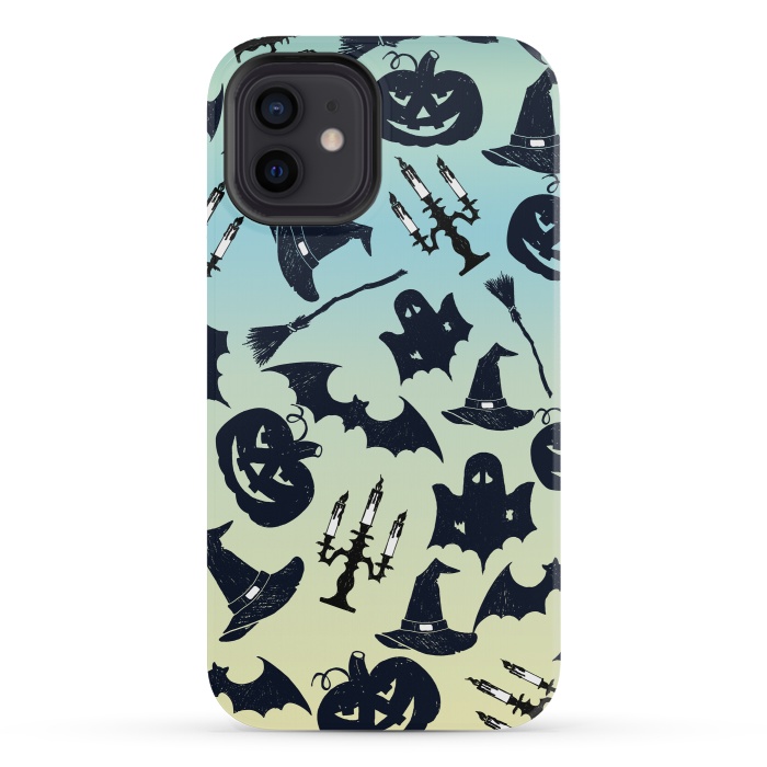 iPhone 12 mini StrongFit Spooky Halloween by Allgirls Studio