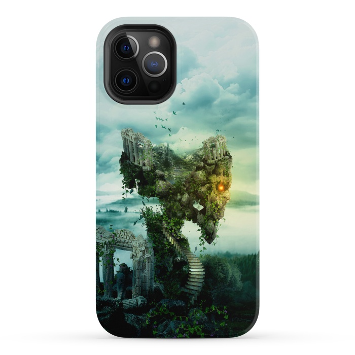 iPhone 12 Pro StrongFit SKULL CASTLE III by Riza Peker