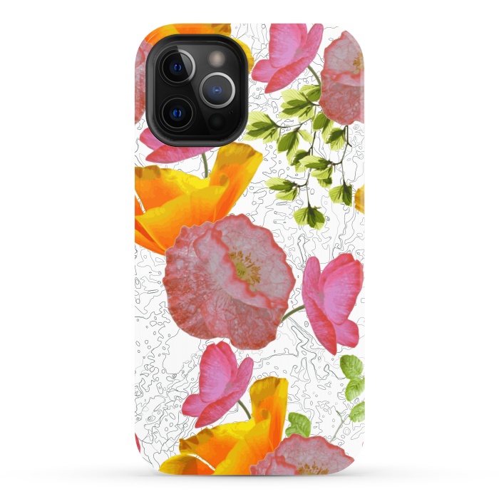 iPhone 12 Pro StrongFit New Flowers by Zala Farah