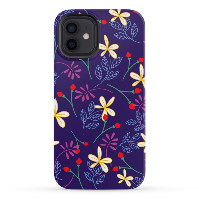 iPhone 12 mini StrongFit Floral Paradise II by Allgirls Studio