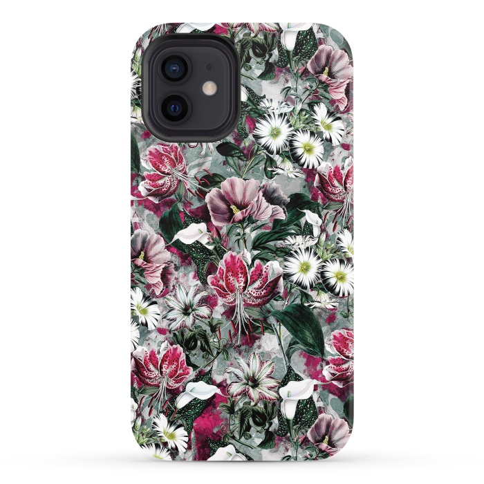 iPhone 12 StrongFit Floral Spring by Riza Peker