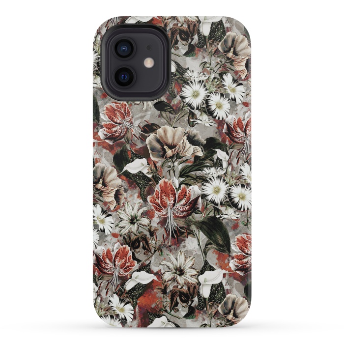 iPhone 12 mini StrongFit Floral Fall by Riza Peker