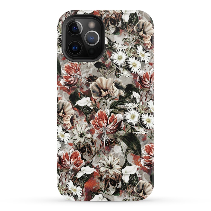 iPhone 12 Pro StrongFit Floral Fall by Riza Peker