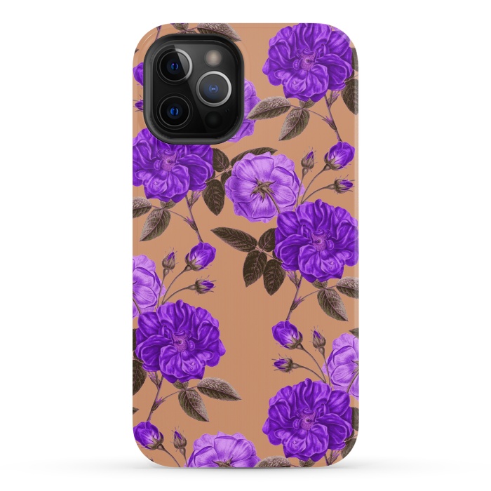 iPhone 12 Pro StrongFit Rosie Purple Love by Zala Farah