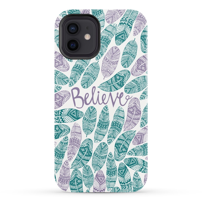 iPhone 12 StrongFit Believe by Pom Graphic Design