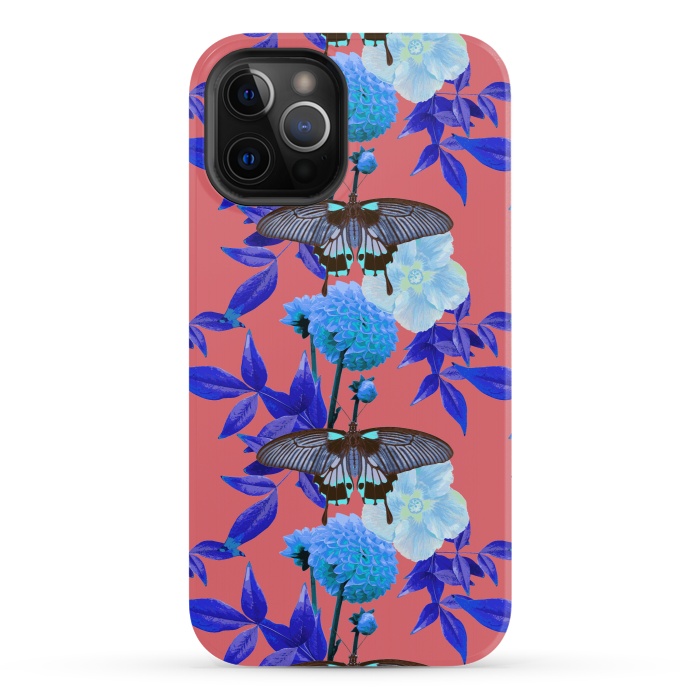 iPhone 12 Pro StrongFit Butterfly Garden by Zala Farah