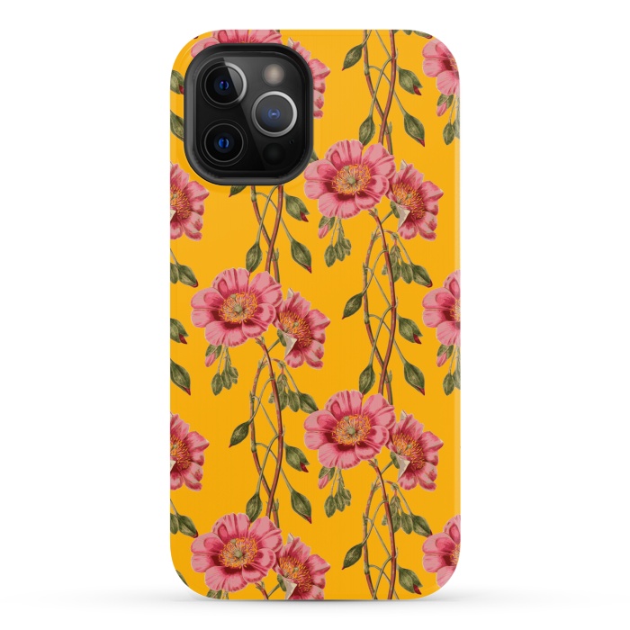iPhone 12 Pro StrongFit Streaming Blossoms by Zala Farah