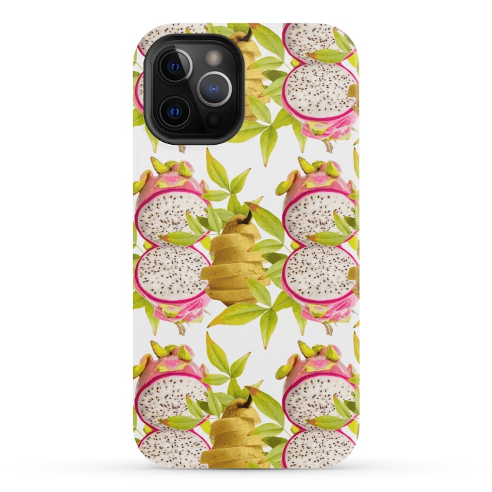iPhone 12 Pro StrongFit Pear and Dragon Fruit by Zala Farah