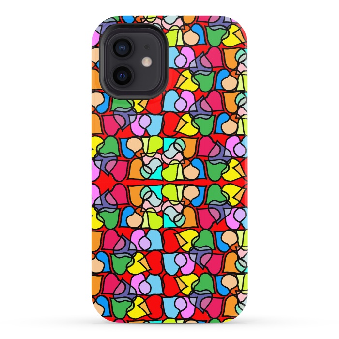 iPhone 12 StrongFit Love is All Around Us by Bettie * Blue