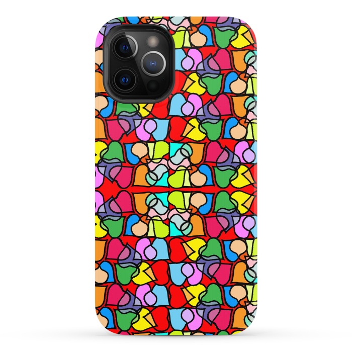 iPhone 12 Pro StrongFit Love is All Around Us by Bettie * Blue