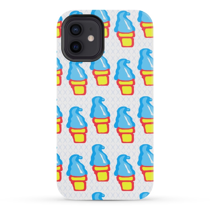 iPhone 12 mini StrongFit We All Scream for Ice Cream by Bettie * Blue