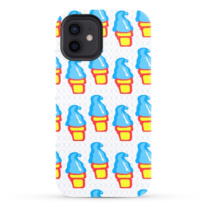 iPhone 12 StrongFit We All Scream for Ice Cream by Bettie * Blue