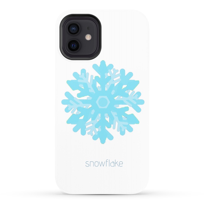 iPhone 12 StrongFit Snowflake -light blue by Bettie * Blue