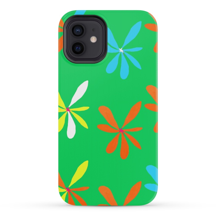 iPhone 12 mini StrongFit Groovy, Man! by Bettie * Blue