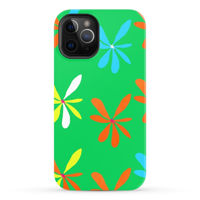 iPhone 12 Pro StrongFit Groovy, Man! by Bettie * Blue