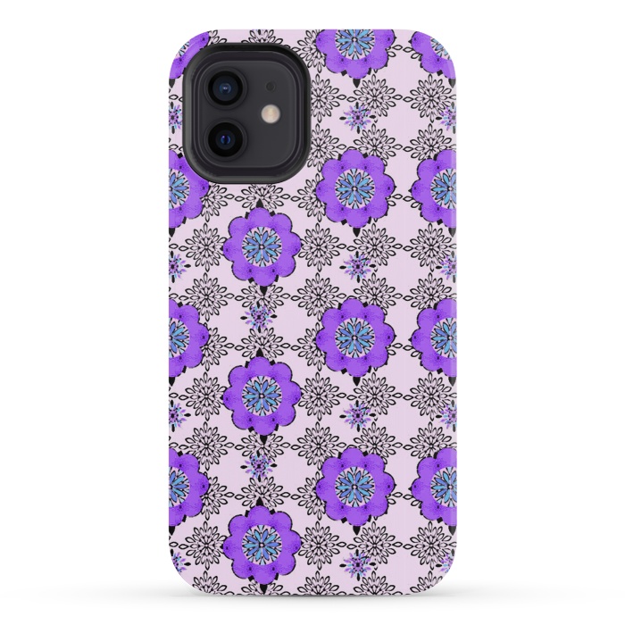 iPhone 12 mini StrongFit Purple Shmurple by Bettie * Blue